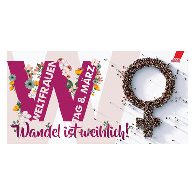 Bild vergr&ouml;&szlig;ern: Frauentag Postkarte