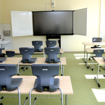 Bild vergr&ouml;&szlig;ern: Herder-Grundschule digitale Tafel