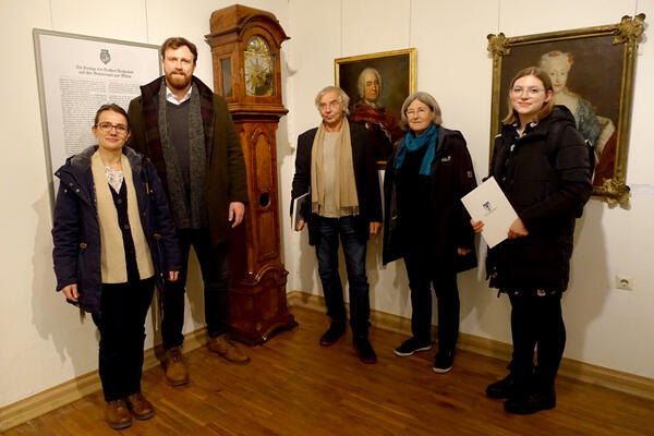 Barocke Standuhr fürs Museum Weißenfels                