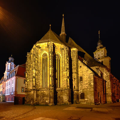Bild vergr&ouml;&szlig;ern: 2022-09-01 Marienkirche Nacht SCHAU! Multimedia