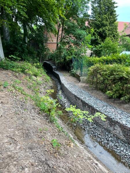 Bild vergr&ouml;&szlig;ern: Gabionenwand Langendorf 2
