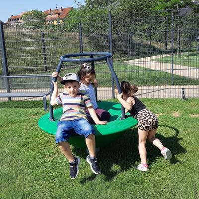Bild vergr&ouml;&szlig;ern: Inklusionsspielplatz Neustadtpark Kreisel