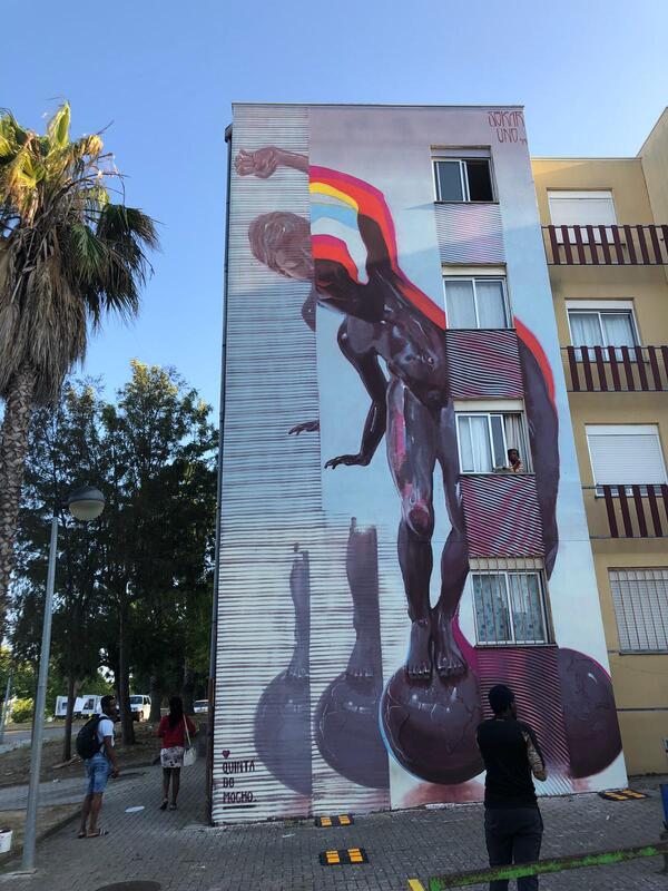 Bild vergr&ouml;&szlig;ern: Sokar Uno mural 2019 Lissabon Portugal_Yes and Pro