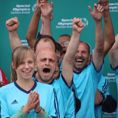Bild vergr&ouml;&szlig;ern: Fu�ball_Special Olympics Sachsen-Anhalt