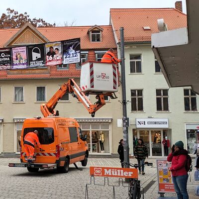 Bild vergr&ouml;&szlig;ern: Weihnachtsbaum Werbebanner