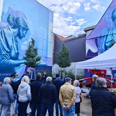 Bild vergr&ouml;&szlig;ern: 2023-11-04 Streetart-Projekt Sokar Uno Einweihung
