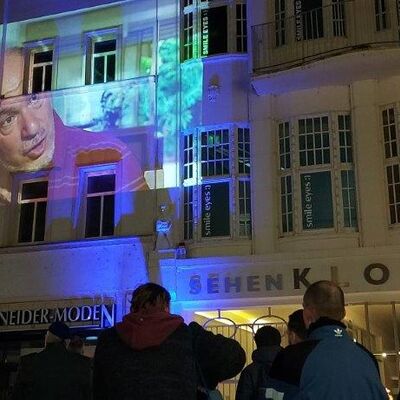 Bild vergr&ouml;&szlig;ern: 2023-11-09 Gedenken Pogromnacht J�denstra�e