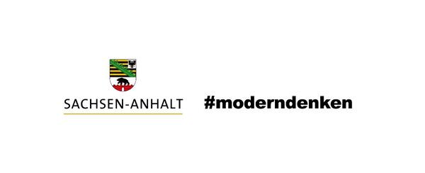 Bild vergr&ouml;&szlig;ern: Logo modern denken Sachsen-Anhalt
