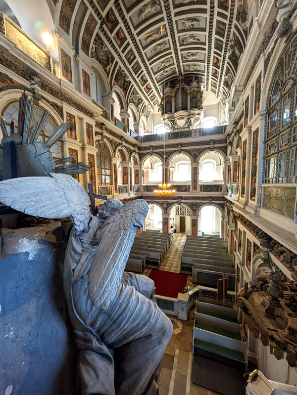 Bild vergr&ouml;&szlig;ern: Schlosskirche Blick von Kanzel