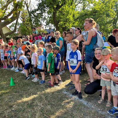 Bild vergr&ouml;&szlig;ern: Lauf gegen Gewalt Bambini-Lauf Startfeld