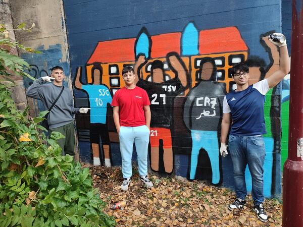 Bild vergr&ouml;&szlig;ern: Graffiti-Projekt Heimat
