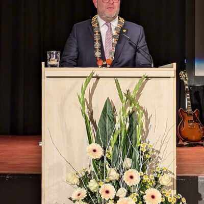 Bild vergr&ouml;&szlig;ern: Neujahrsempfang Wei�enfels Nico Lauxmann
