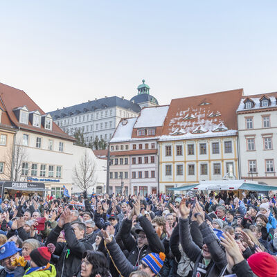 Bild vergr&ouml;&szlig;ern: Pokal-Siegesfeier Fans_Anne Kasten