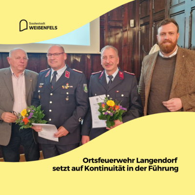 Bild vergr&ouml;&szlig;ern: Ortsfeuerwehr Langendorf Kontinuit&auml;t in der F&uuml;hrung