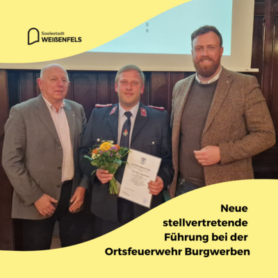 Bild vergr&ouml;&szlig;ern: Ortsfeuerwehr Burgwerben neuer stellvertretender Ortswehrleiter