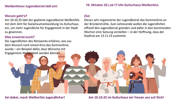 Bild vergr&ouml;&szlig;ern: Jugendbeirat Flyer