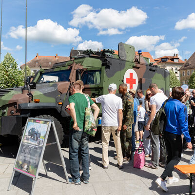 Bild vergr&ouml;&szlig;ern: Tag der Bundeswehr in Wei�enfels am 06.06.2026.