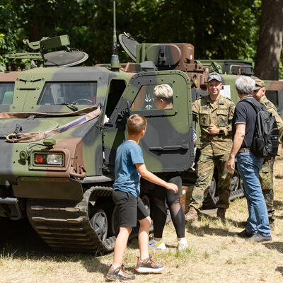 Bild vergr&ouml;&szlig;ern: Tag der Bundeswehr in Wei�enfels am 06.06.2026.