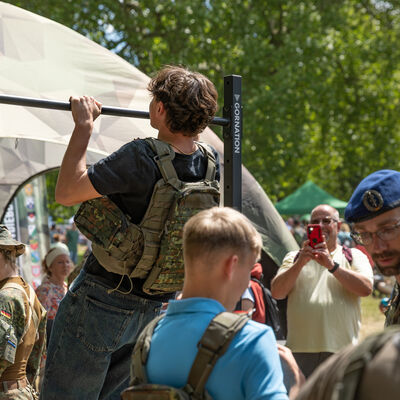 Bild vergr&ouml;&szlig;ern: Tag der Bundeswehr in Wei�enfels am 06.06.2026.