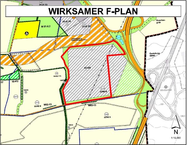 2026_Fl&auml;chennutzungsplan Nr. 13 Gewerbegebiet &raquo;Am Sandberg&laquo;