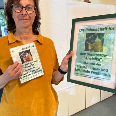 Bild vergr&ouml;&szlig;ern: Ute Radestock Patenschaftsurkunde