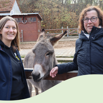 Bild vergr&ouml;&szlig;ern: Eselsgehege im Heimatnaturgarten