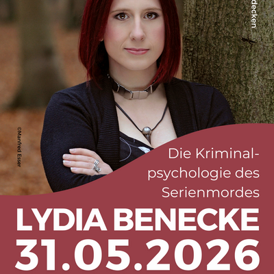 Bild vergr&ouml;&szlig;ern: Plakat Lydia Benecke