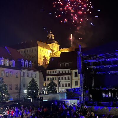 Bild vergrößern: Abschlussfeuerwek Weißenfelser Altstadtfest