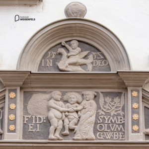 Bild vergrößern: Portal am Geleitshaus IN DEO