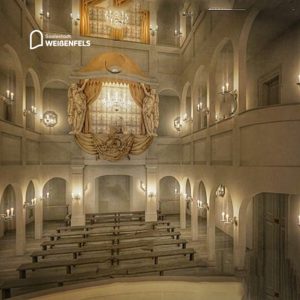 Bild vergr&ouml;&szlig;ern: Kom&ouml;diensaal Schloss Neu-Augustusburg um 1736