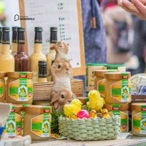 Bild vergr&ouml;&szlig;ern: H&auml;ndler Wei&szlig;enfelsser Ostermarkt