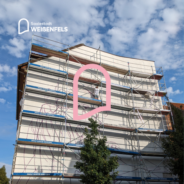Sokar uno gestaltet die großflächige Fassade in der großen Kalandstraße
