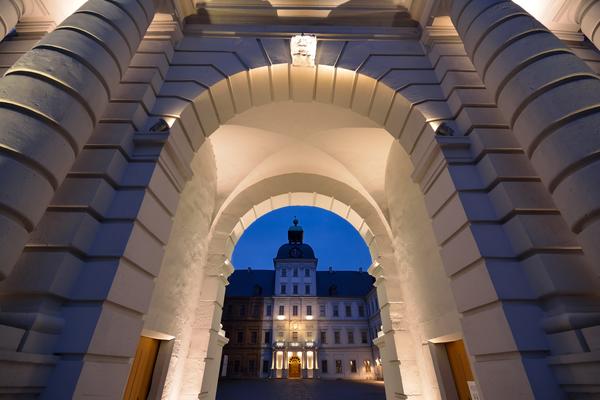 Schloss Neu-Augustusburg bei Nacht