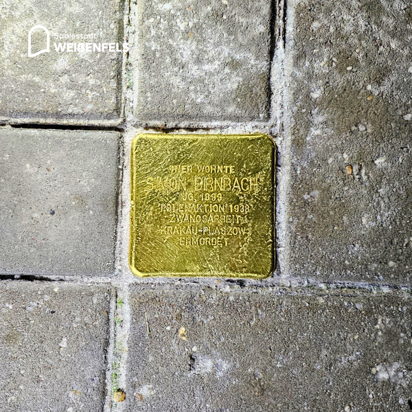 Stolperstein Simon Birnbach